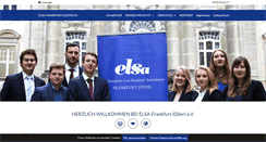 Desktop Screenshot of elsa-frankfurt.de